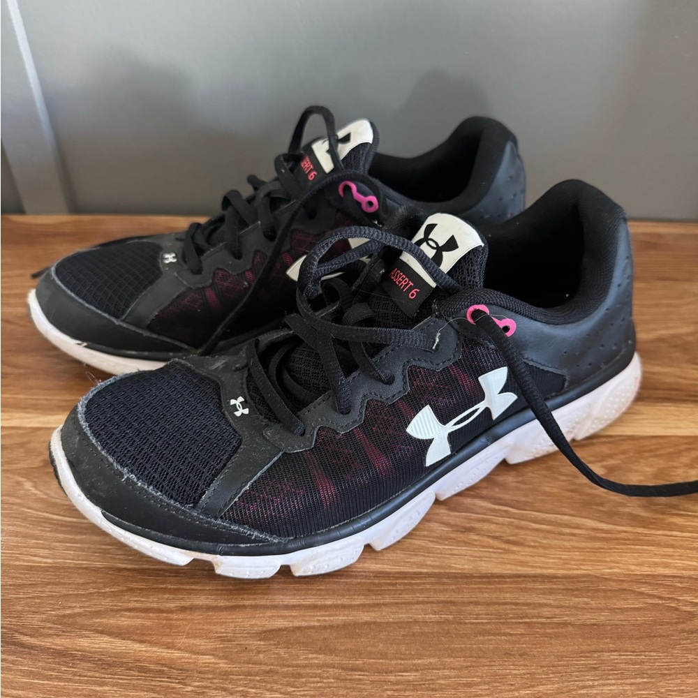 Under Armour Black & Pink Women's Training Sneakers